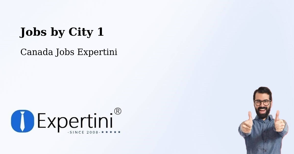 City Jobs in Canada - Expertini